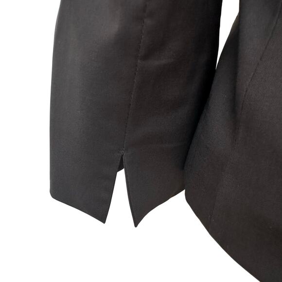 René Lezard Chocolate Brown Blazer - Size 38 IT (US 8) - Tailored Fit - Picture 8 of 11